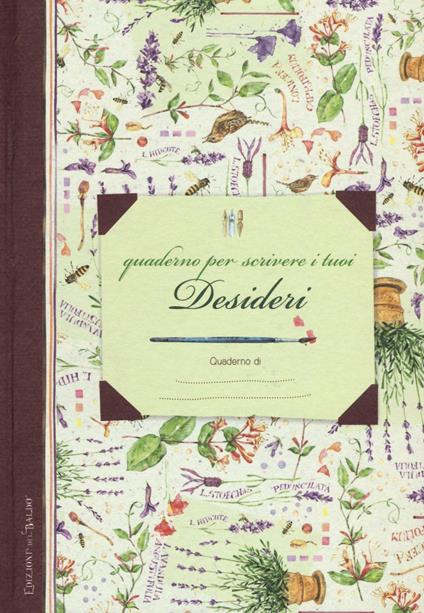 Quaderno per scrivere i tuoi desideri - copertina