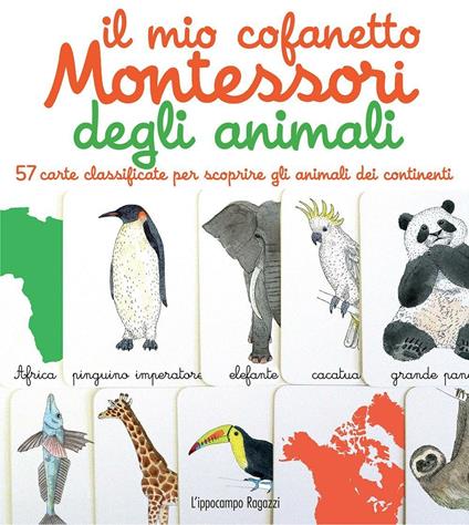 Il mio cofanetto Montessori degli animali - Ève Herrmann - copertina