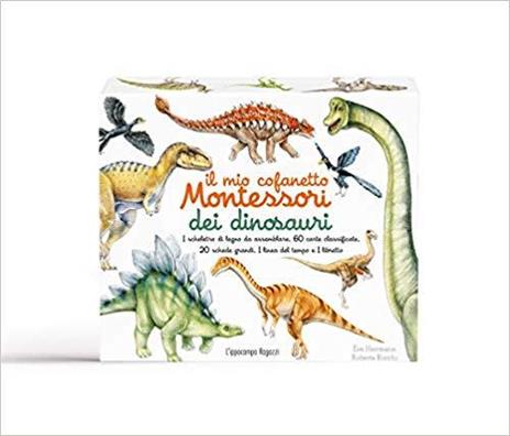 Il mio cofanetto Montessori dei dinosauri. Con gadget - Ève Herrmann,Roberta Rocchi - 9
