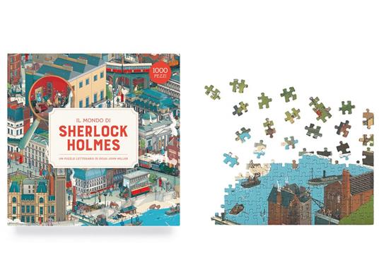 Il mondo di Sherlock Holmes. Puzzle 1000 pezzi - Nicholas Utechin,Doug John Miller - 2