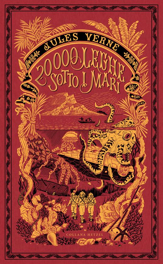 20.000 leghe sotto i mari - Jules Verne - copertina