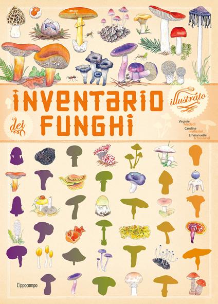 Inventario illustrato dei funghi - Virginie Aladjidi,Caroline Pellissier,Emmanuelle Tchoukriel - copertina