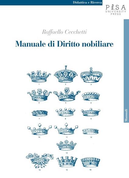 Manuale di diritto nobiliare - Raffaello Cecchetti - copertina