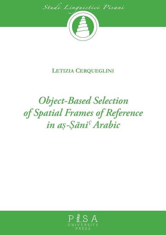 Object-based selection of spatial frames - Letizia Cerqueglini - copertina