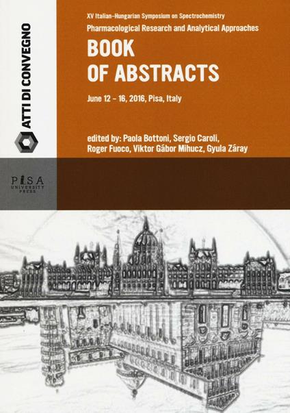 Book of abstract. XV italian hugarian symposium on spectrochemistry - copertina