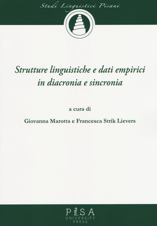 Strutture linguistiche e dati empirici in diacronia e sincronia - copertina