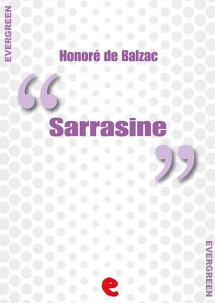 Sarrasine - Honore de Balzac - ebook