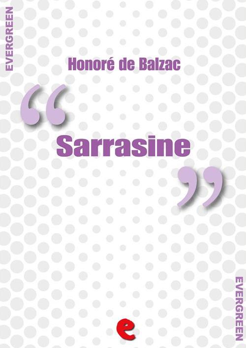 Sarrasine - Honore de Balzac - ebook