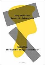 Judith Hopf. Peep-Hole Sheet. Ediz. multilingue. Vol. 19