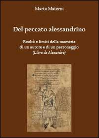 Del peccato alessandrino. Realtà e limite - Marta Materni - copertina