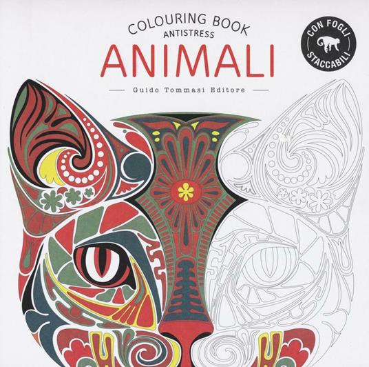 Animali. Colouring book antistress - copertina