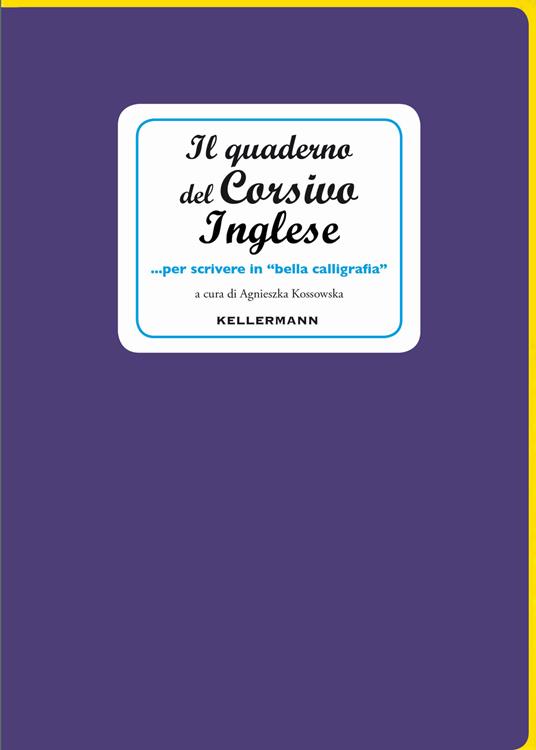 Copertina per il quaderno del corsivo