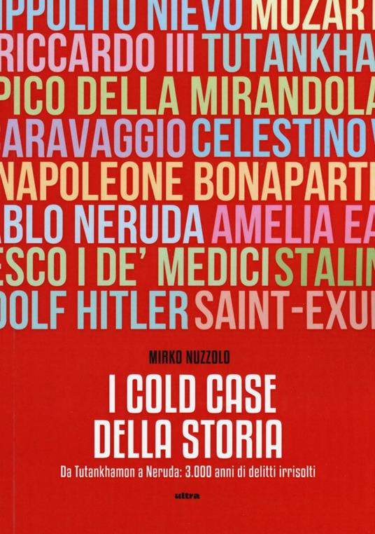 I cold case della storia. Da Tutankhamon a Neruda: 3.000 anni di delitti irrisolti - Mirko Nuzzolo - copertina