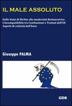 Il male assoluto. Dallo stato di diritto alla modernità restauratrice. L'incompatibilità tra costituzioni e trattati dell'UE. Aspetti di criticità dell'euro