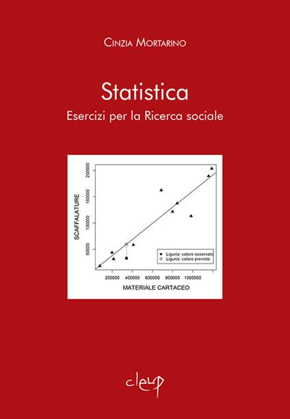 Statistica. Esercizi per la ricerca sociale - Cinzia Mortarino - copertina