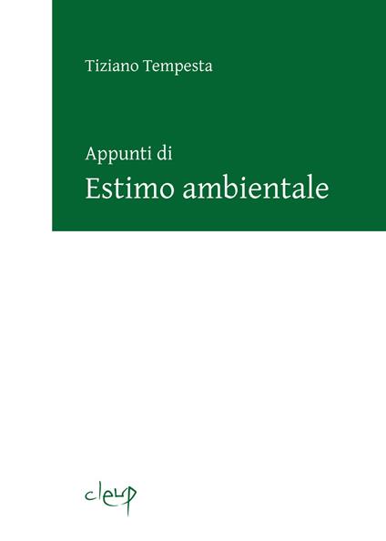 Appunti di estimo ambientale - Tiziano Tempesta - copertina