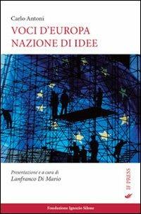 Voci dell'Europa nazione di idee - Carlo Antoni - copertina