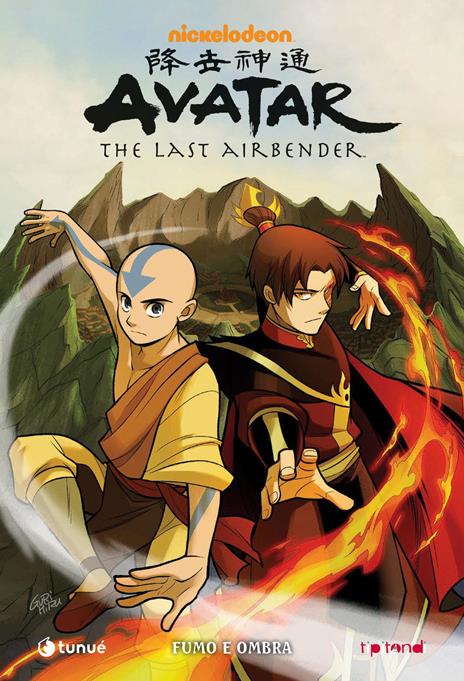 Fumo e ombra. Avatar. The last airbender - Gene Luen Yang,Michael Dante Di Martino,Bryan Konietzko - copertina