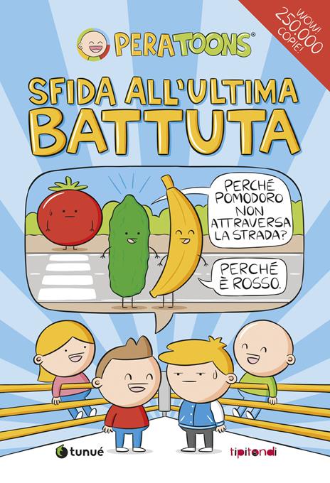 Sfida all'ultima battuta - Pera Toons - copertina