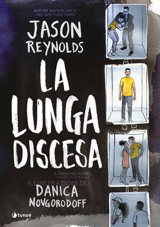 La lunga discesa. Il graphic novel - Jason Reynolds - copertina