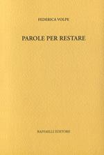 Parole per restare