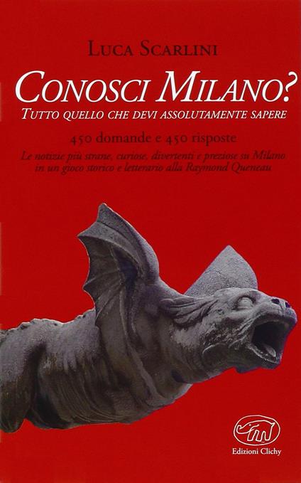 Conosci Milano? - Luca Scarlini - copertina