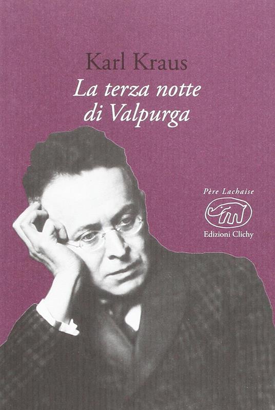 La terza notte di Valpurga - Karl Kraus - copertina