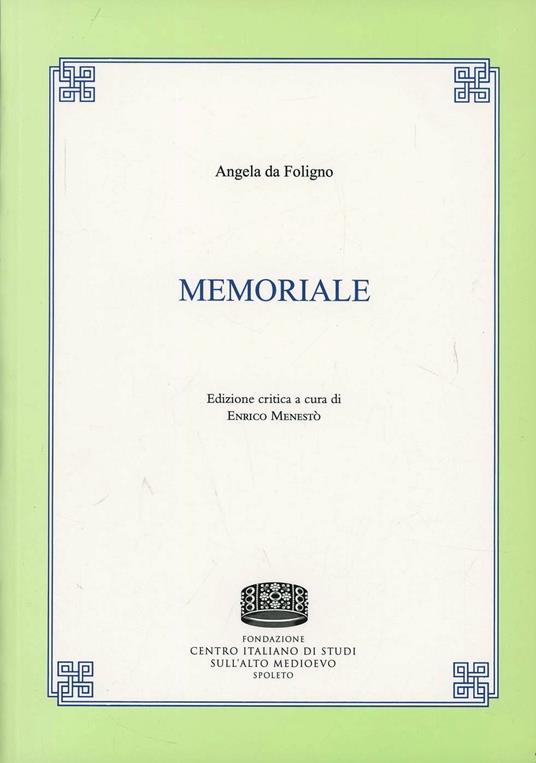 Memoriale - Angela da Foligno - copertina