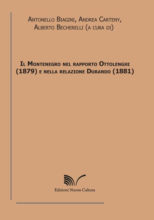 Il Montenegro nel rapporto Ottolenghi (1879) e nella relazione Durando (1881) - copertina