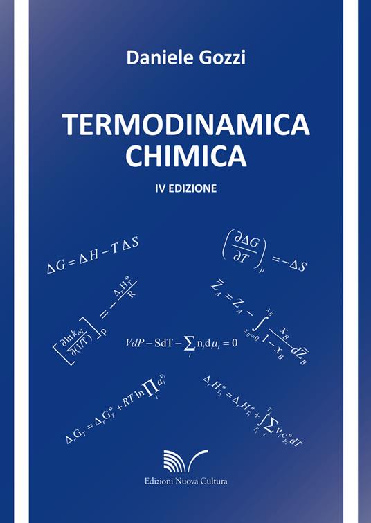 Termodinamica chimica - Daniele Gozzi - copertina