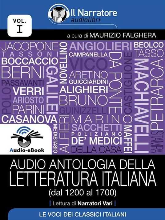 Audio antologia della letteratura italiana. Vol. 1 - Vari Autori - ebook