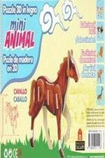 Puzzle 3D in legno. Il cavallo