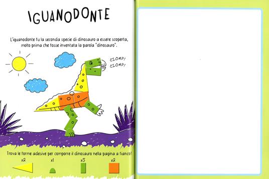 Dinosauri. Sticker album. Crea il tuo album con più di 50 sticker