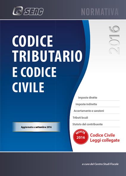 Codice tributario e codice civile - copertina