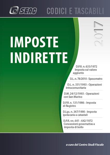 Imposte indirette - copertina