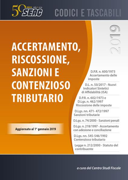 Accertamento, riscossione, sanzioni e contenzioso tributario - copertina