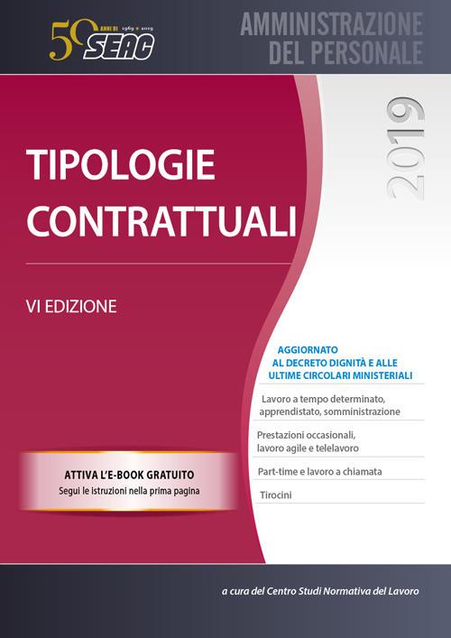 Tipologie contrattuali - copertina