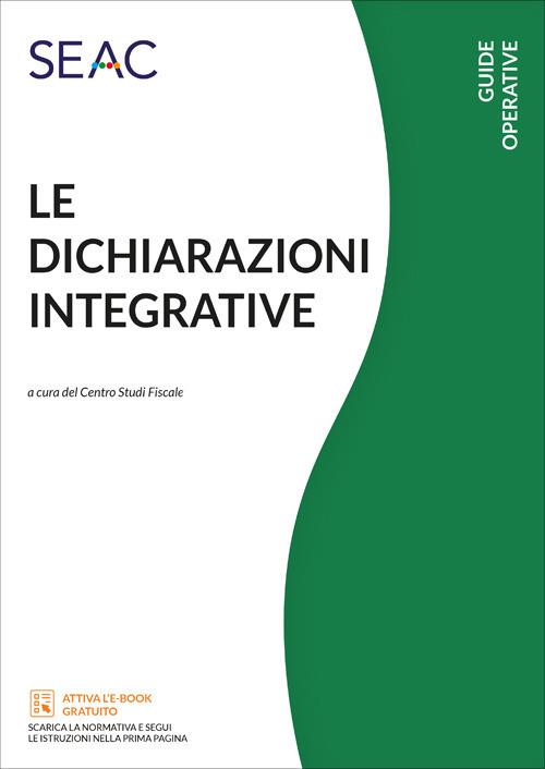 Le dichiarazioni integrative - copertina