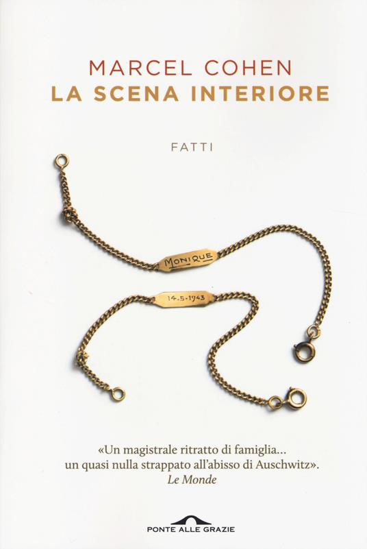 La scena interiore. Fatti - Marcel Cohen - copertina