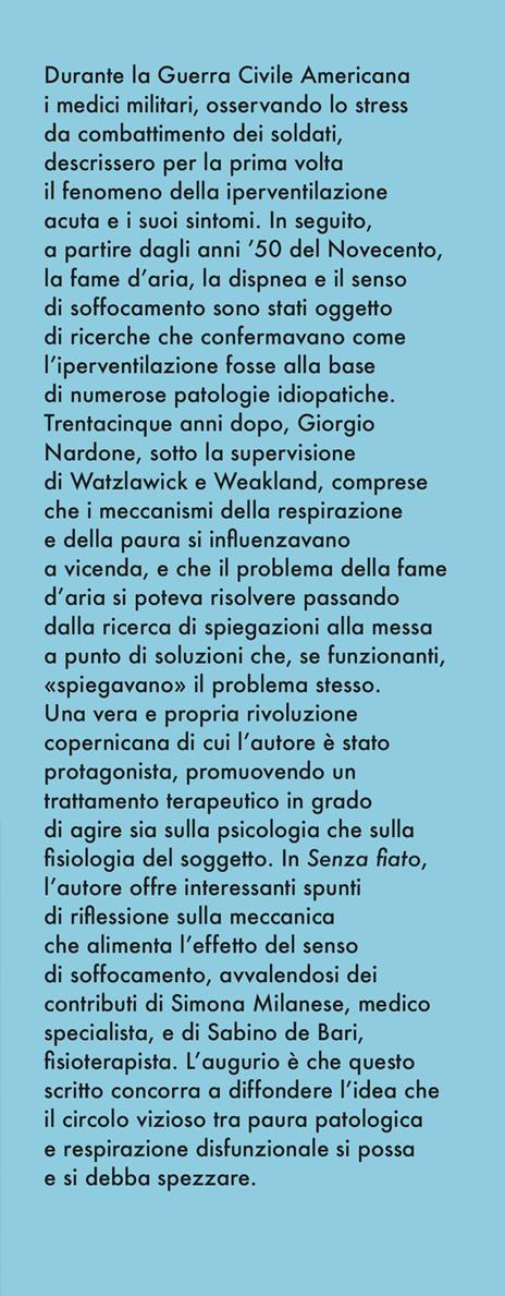 Senza fiato. Il panico da fame d'aria e la sua cura - Giorgio Nardone -  Simona Milanese - - Libro - Ponte alle Grazie - Terapia in tempi brevi