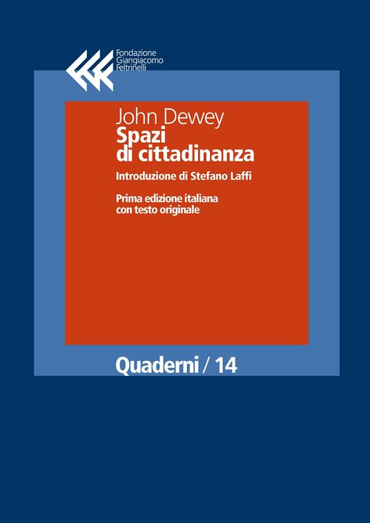 Spazi di cittadinanza. Ediz. bilingue - John Dewey - ebook