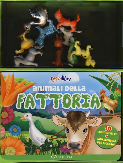 Animali della fattoria. Ediz. a colori. Con gadget - copertina