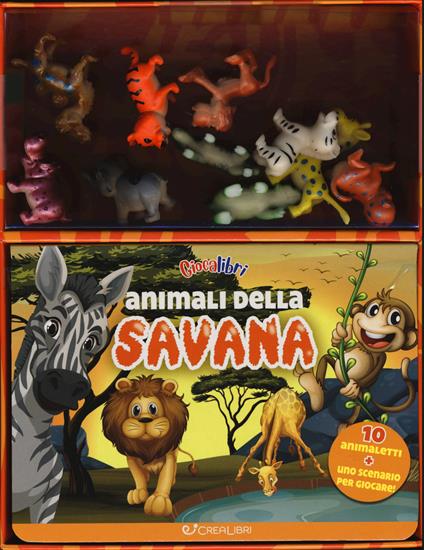 Animali della savana. Ediz. a colori. Con gadget - copertina