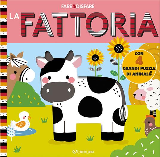 Gli animali della fattoria. Libro puzzle. Ediz. a colori