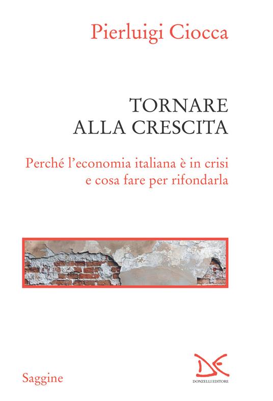 Tornare alla crescita. Perché l'economia italiana è in crisi e cosa fare per rifondarla - Pierluigi Ciocca - ebook