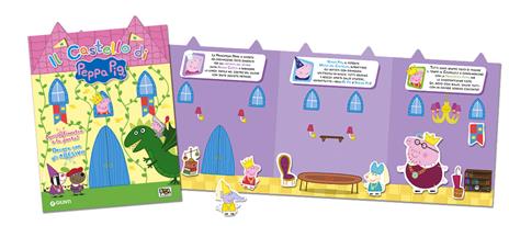 Il castello di Peppa Pig. Apri le finestre e la porta! Decora con gli adesivi! Ediz. illustrata. Con Adesivi - Elisa Carati - 2