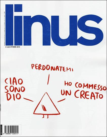 Linus (Rivista). Ottobre 2016 - copertina