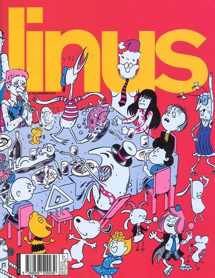 Linus (Rivista). Dicembre 2016 - copertina