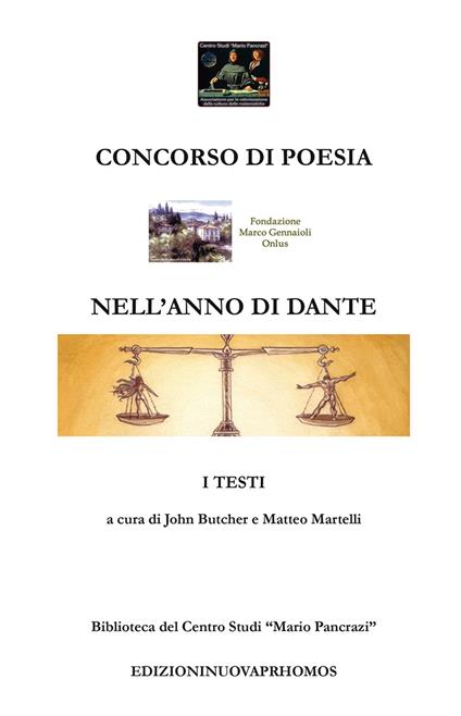 Concorso di poesia nell'anno di Dante. Biblioteca del Centro Studi «Mario Pancrazi» - copertina