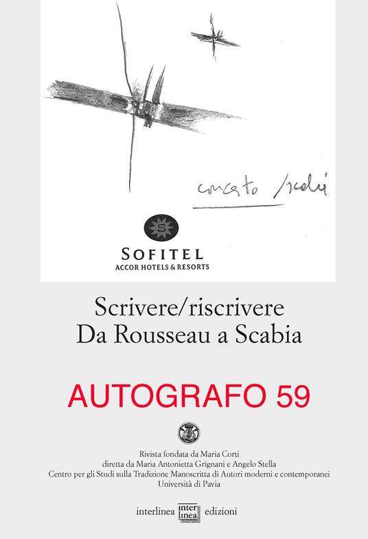 Scrivere/Riscrivere. Da Rousseau a Scabia - 2